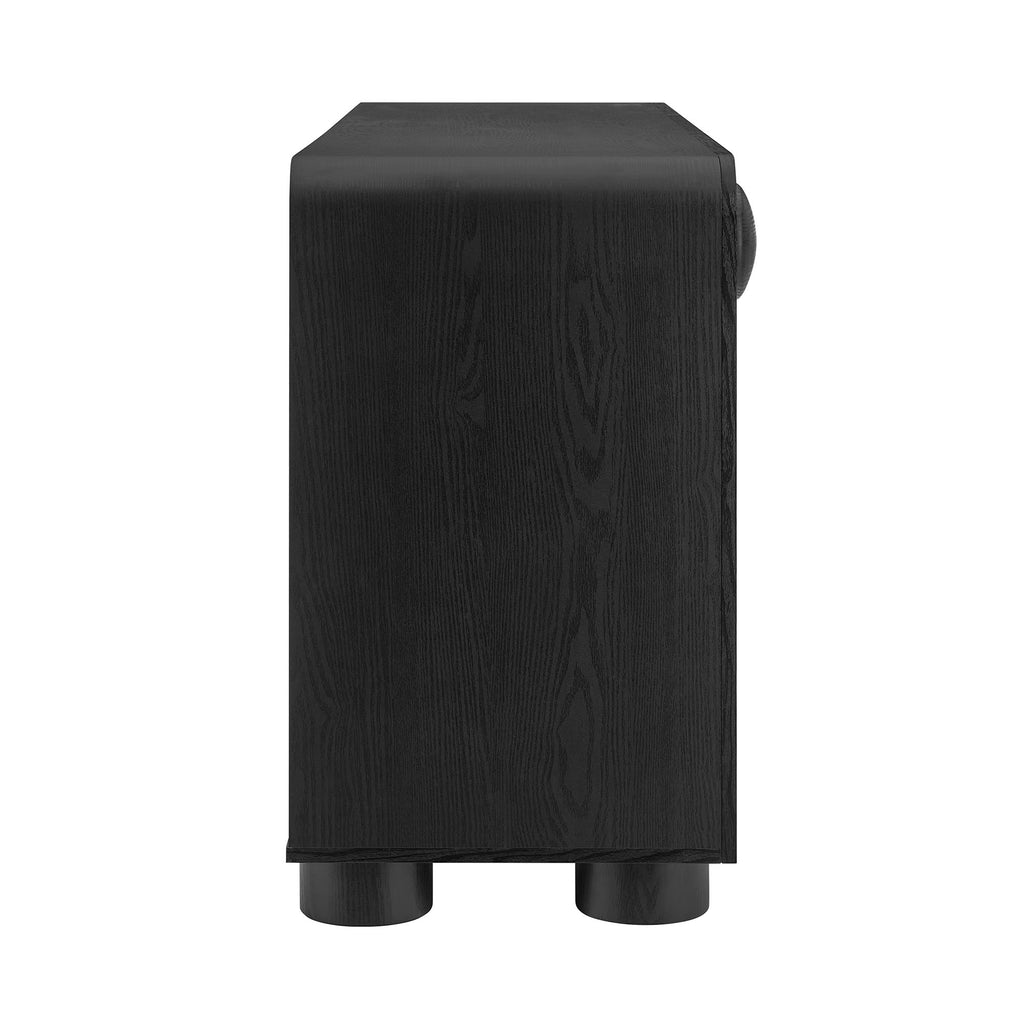 Sonnet 57" Sideboard Storage Cabinet - Black