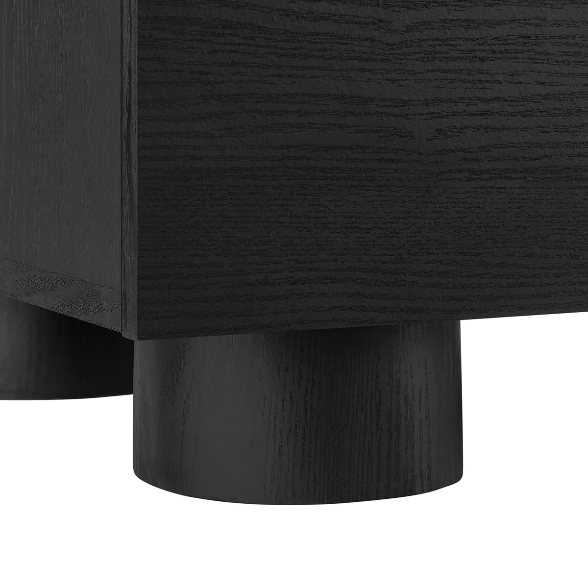 Sonnet 57" Sideboard Storage Cabinet - Black