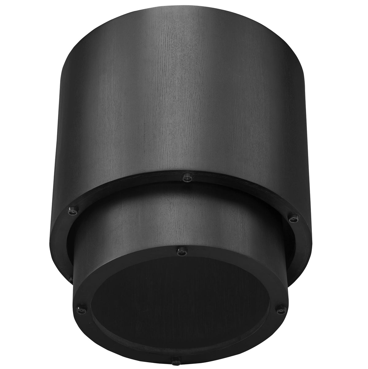 Amani Round Nesting Coffee Tables Set of 2 - Black