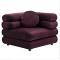 Jubilee Modular Performance Velvet Corner Chair - Mulberry
