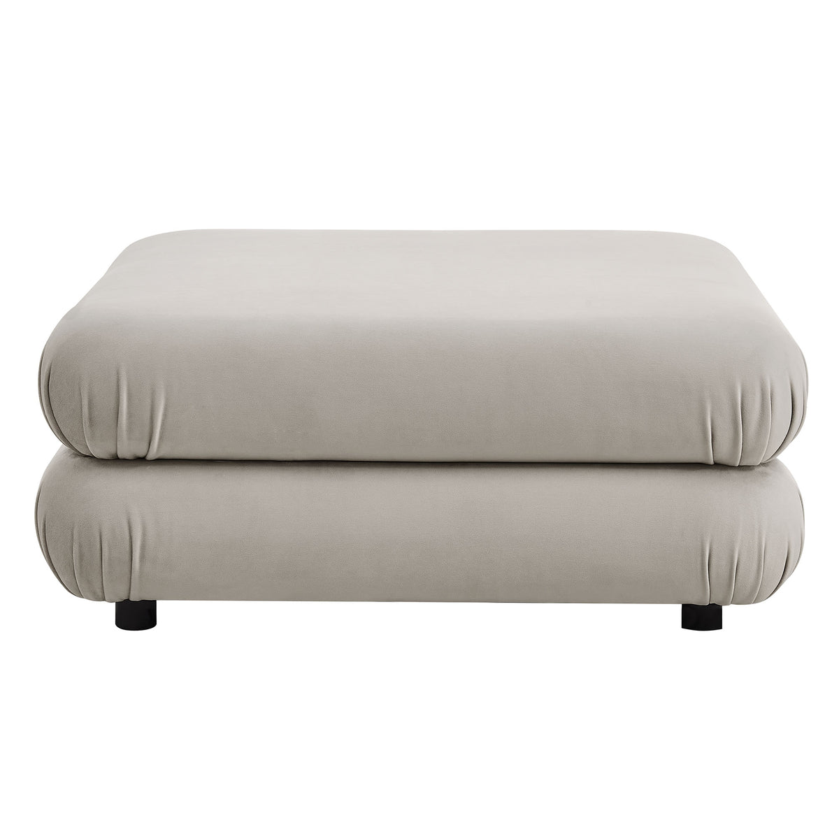 Jubilee 4-Piece Modular Performance Velvet Sectional Sofa - Almond