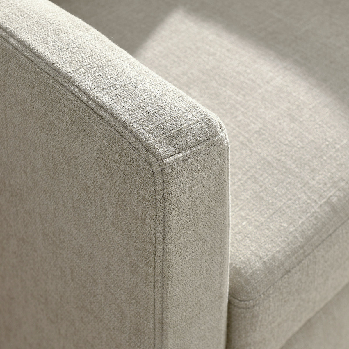 Serene Fabric Slipcovered Swivel Armchair - Linen