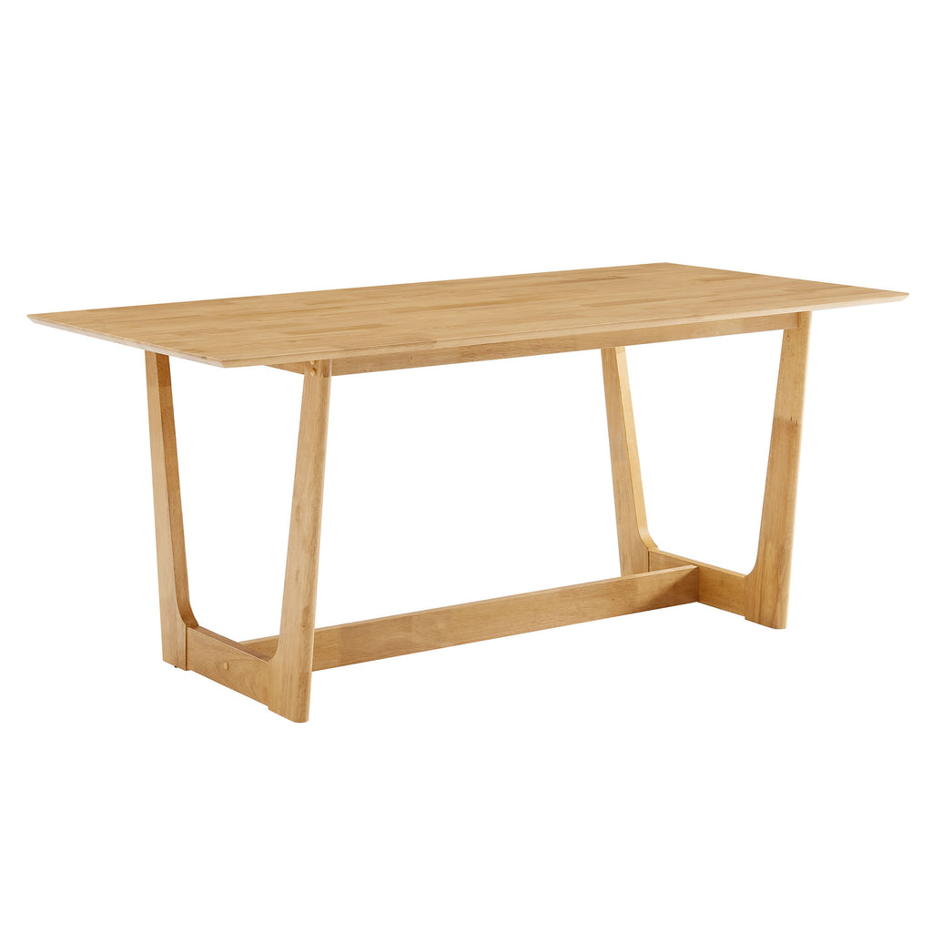 Solara 71" Rectangle Wood Dining Table - Natural