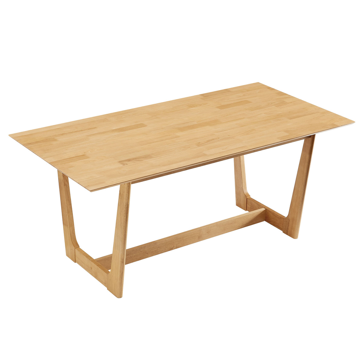 Solara 71" Rectangle Wood Dining Table - Natural