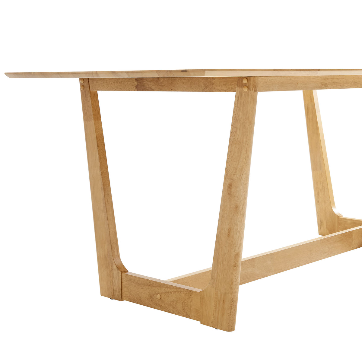 Solara 71" Rectangle Wood Dining Table - Natural