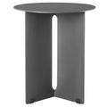 Tecton Outdoor Patio Aluminum Side Table - Charcoal