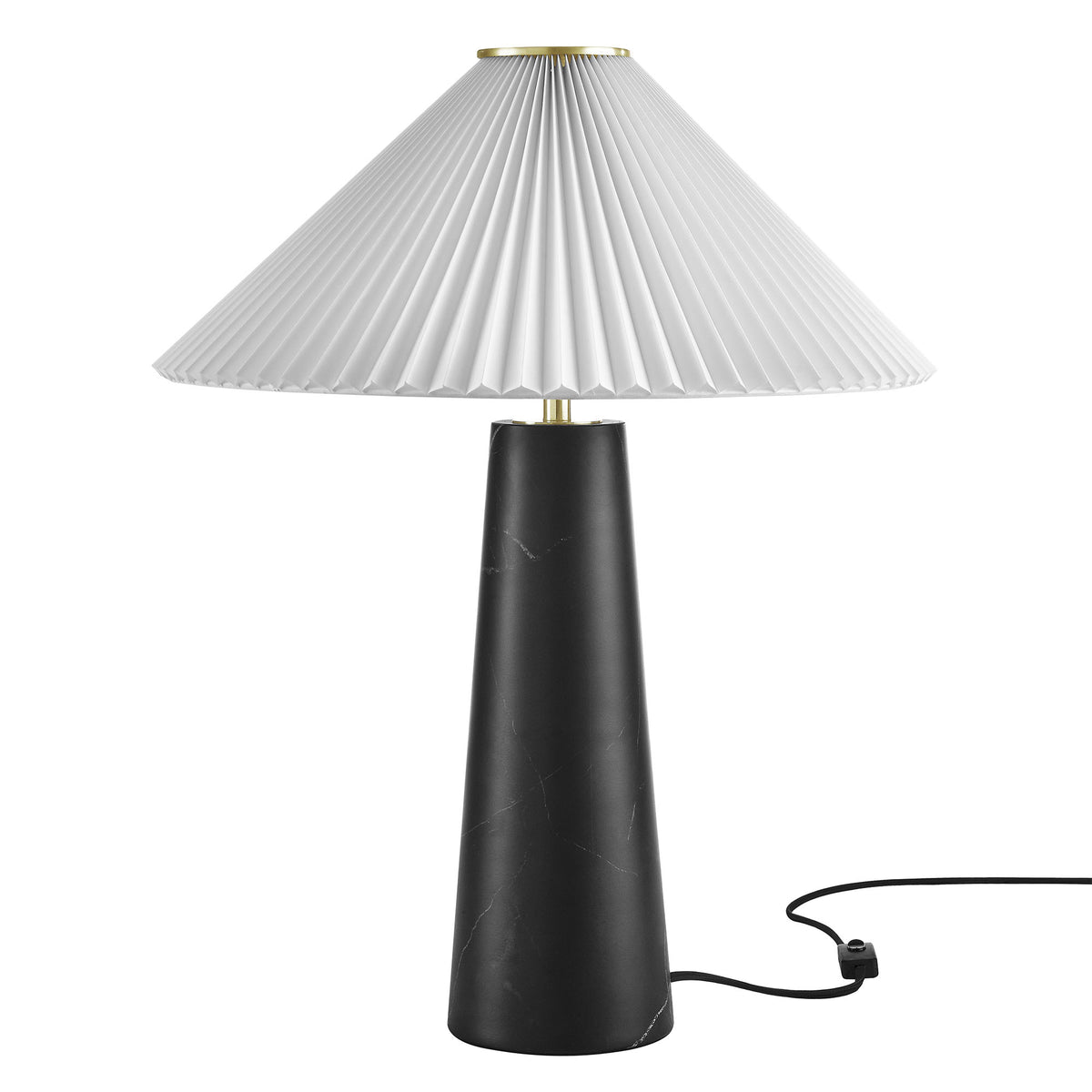 Nera Marble Table Lamp - Black