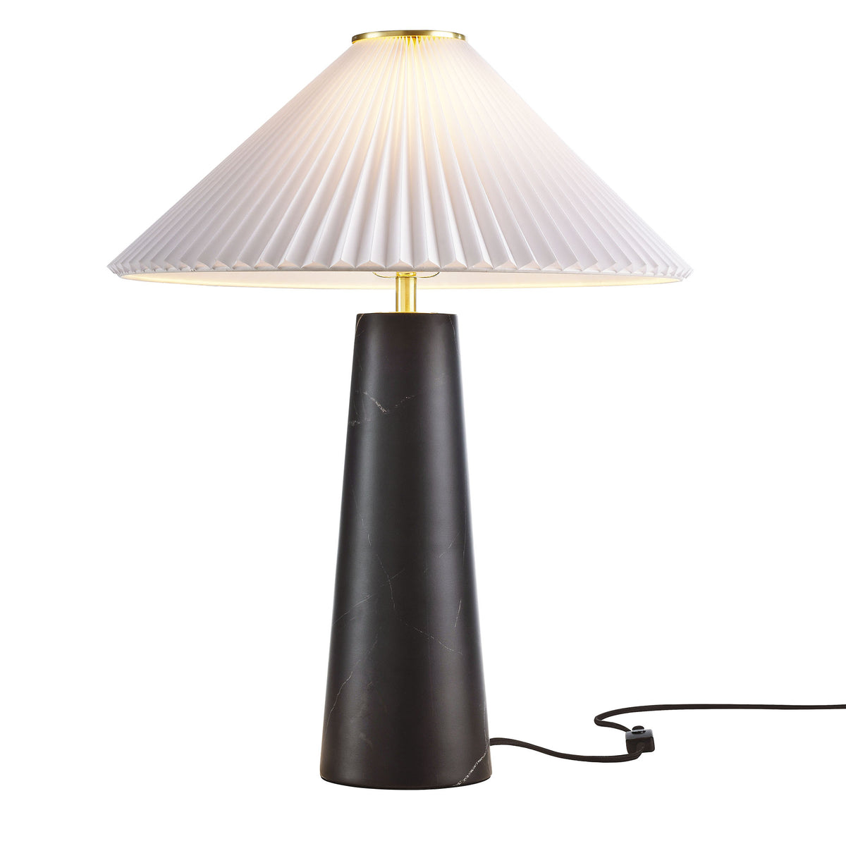 Nera Marble Table Lamp - Black