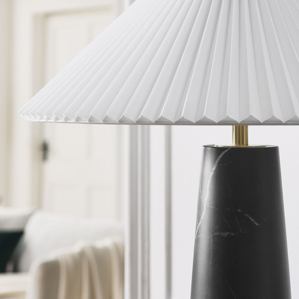 Nera Marble Table Lamp - Black