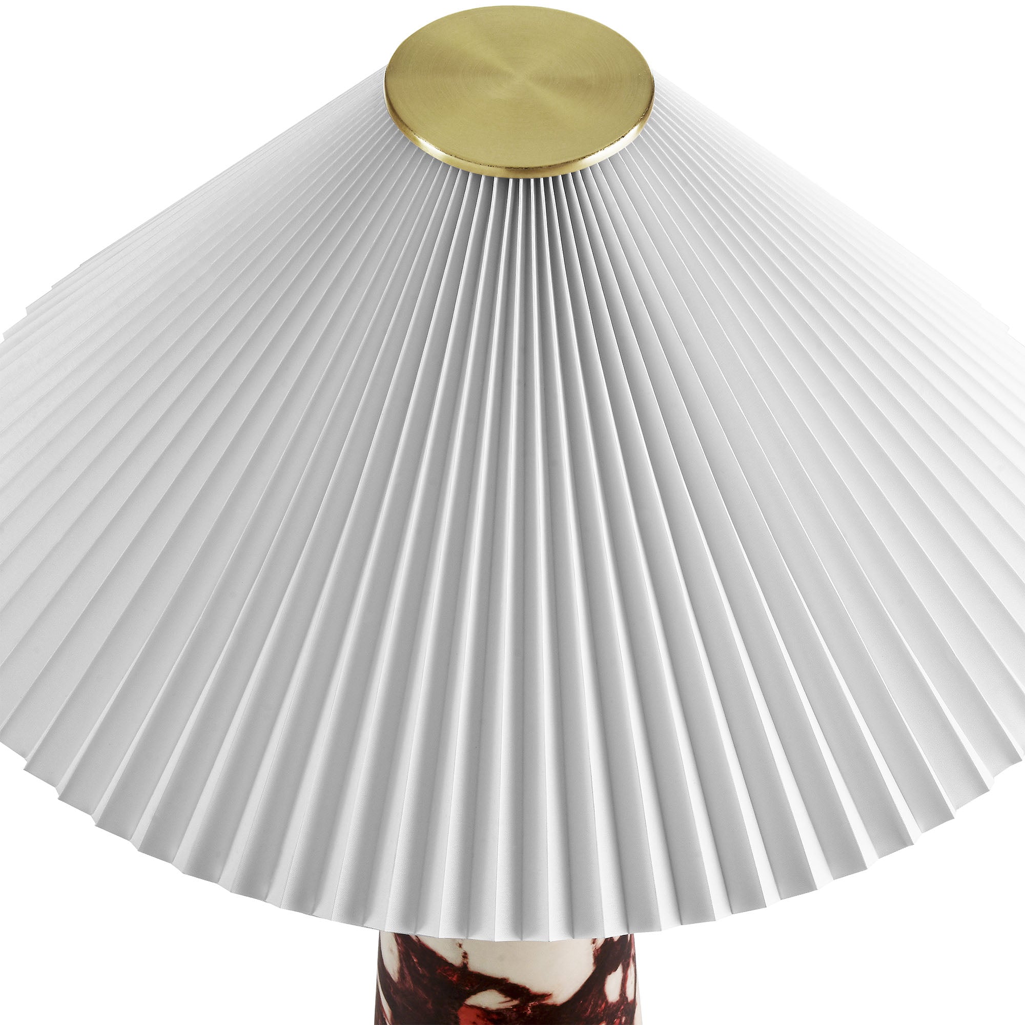 Nera Marble Table Lamp - Red