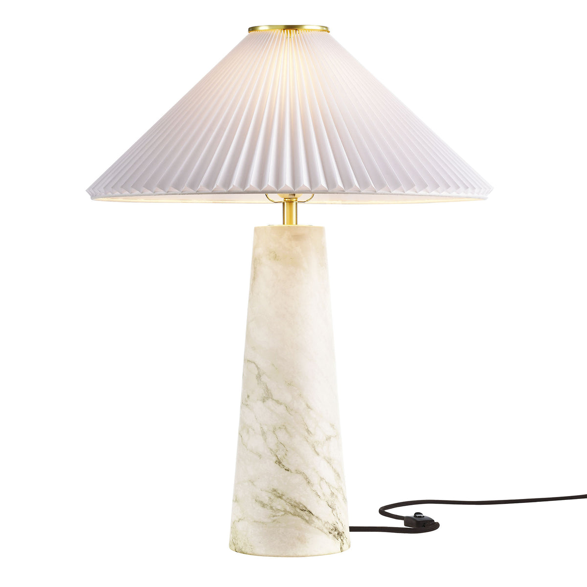 Nera Marble Table Lamp - White