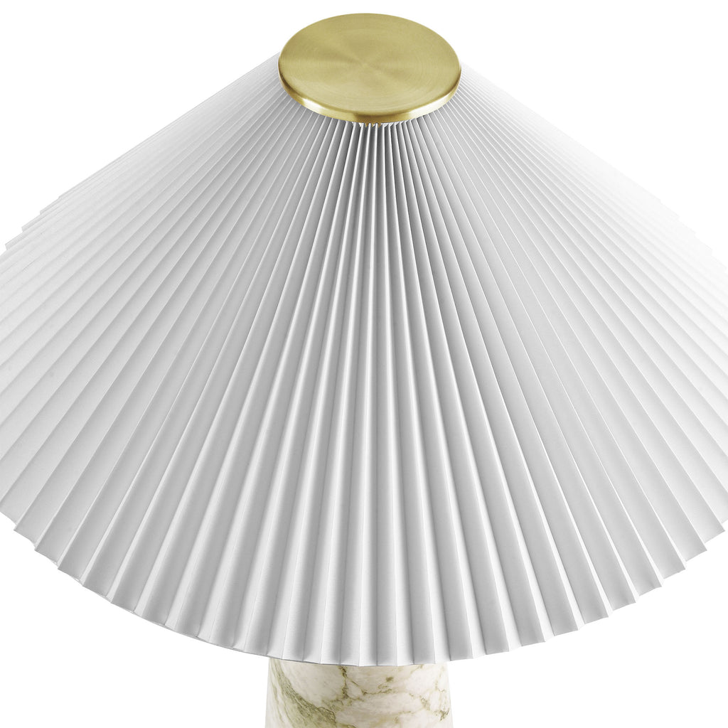 Nera Marble Table Lamp - White