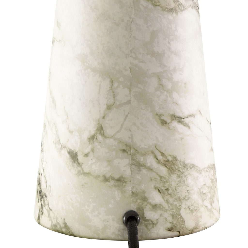 Nera Marble Table Lamp - White