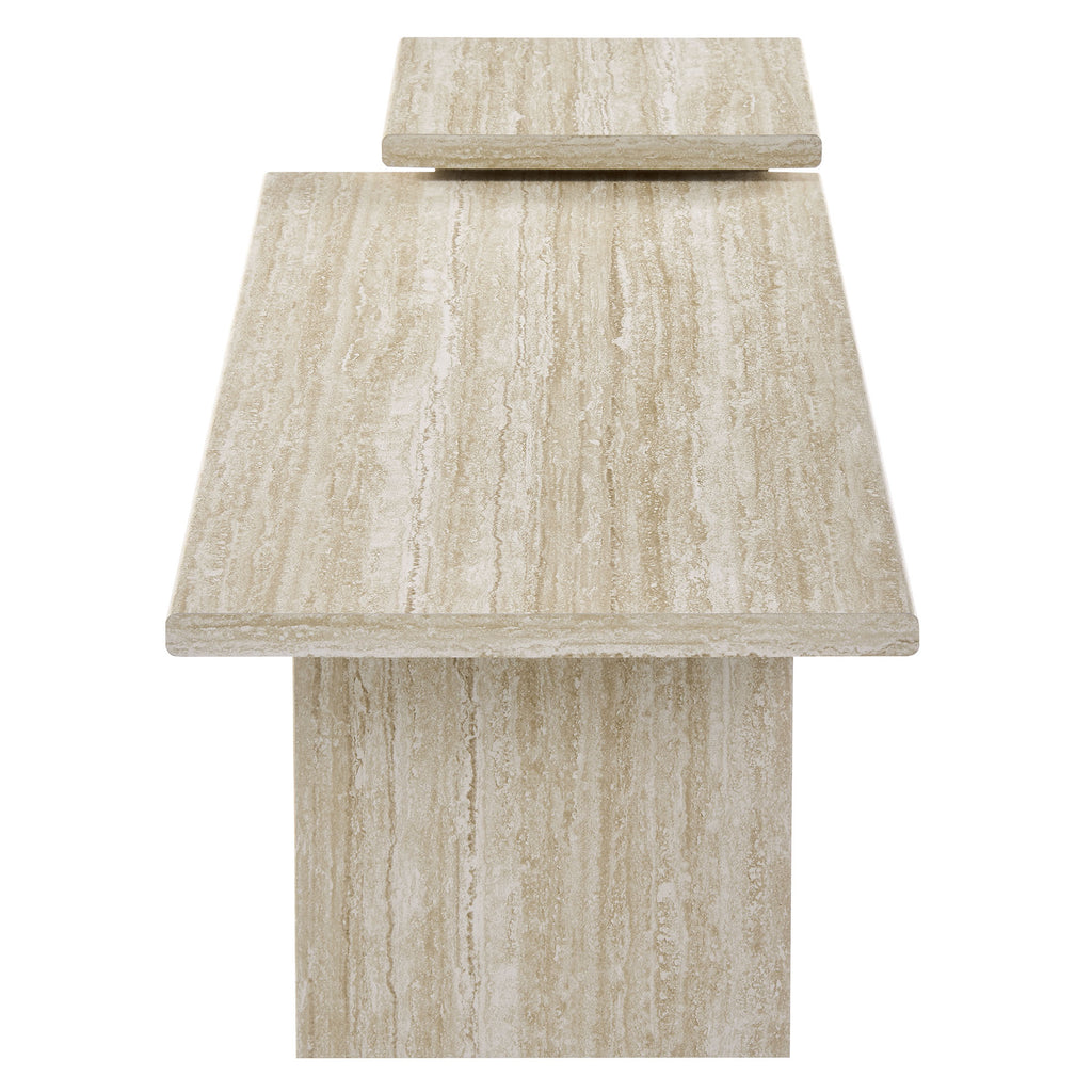 Render Nesting Coffee Tables Set of 2 - Travertine