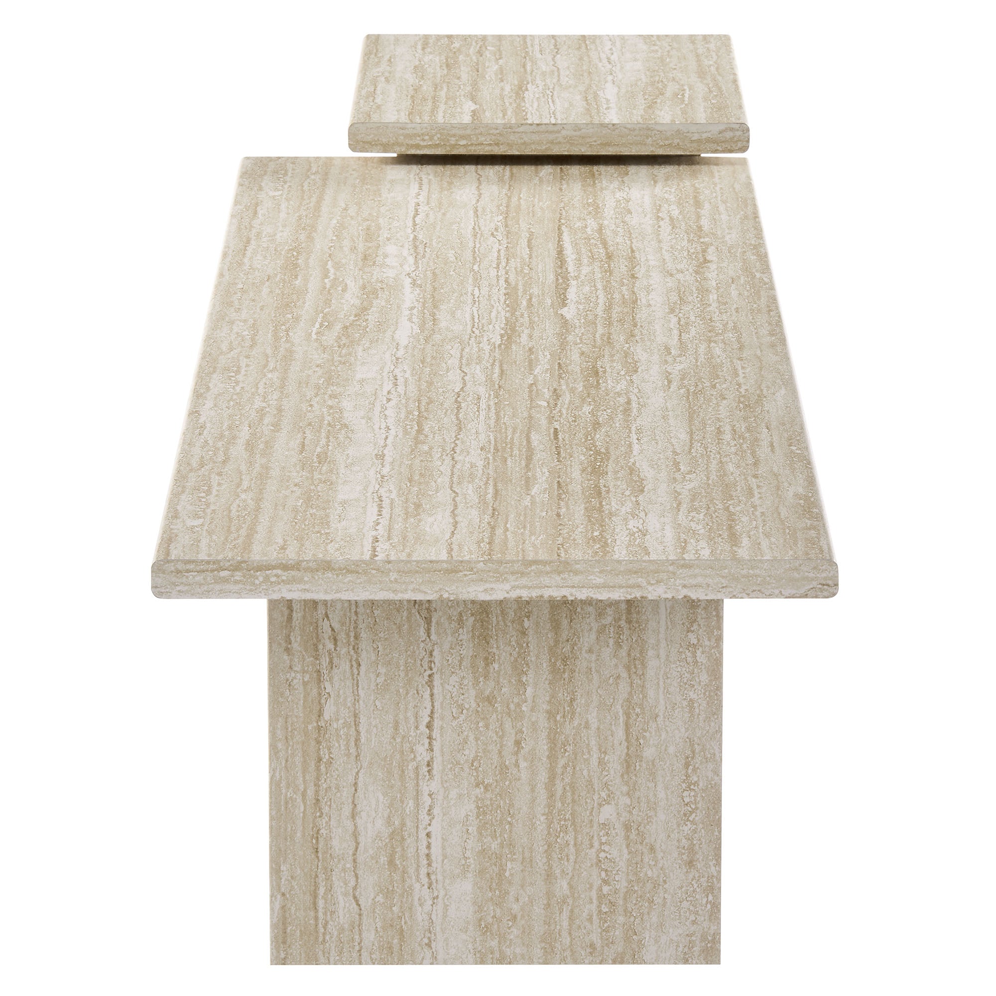 Render Nesting Coffee Tables Set of 2 - Travertine