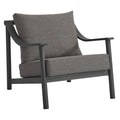 Terrace Outdoor Patio Aluminum Accent Armchair - Carbon Graphite