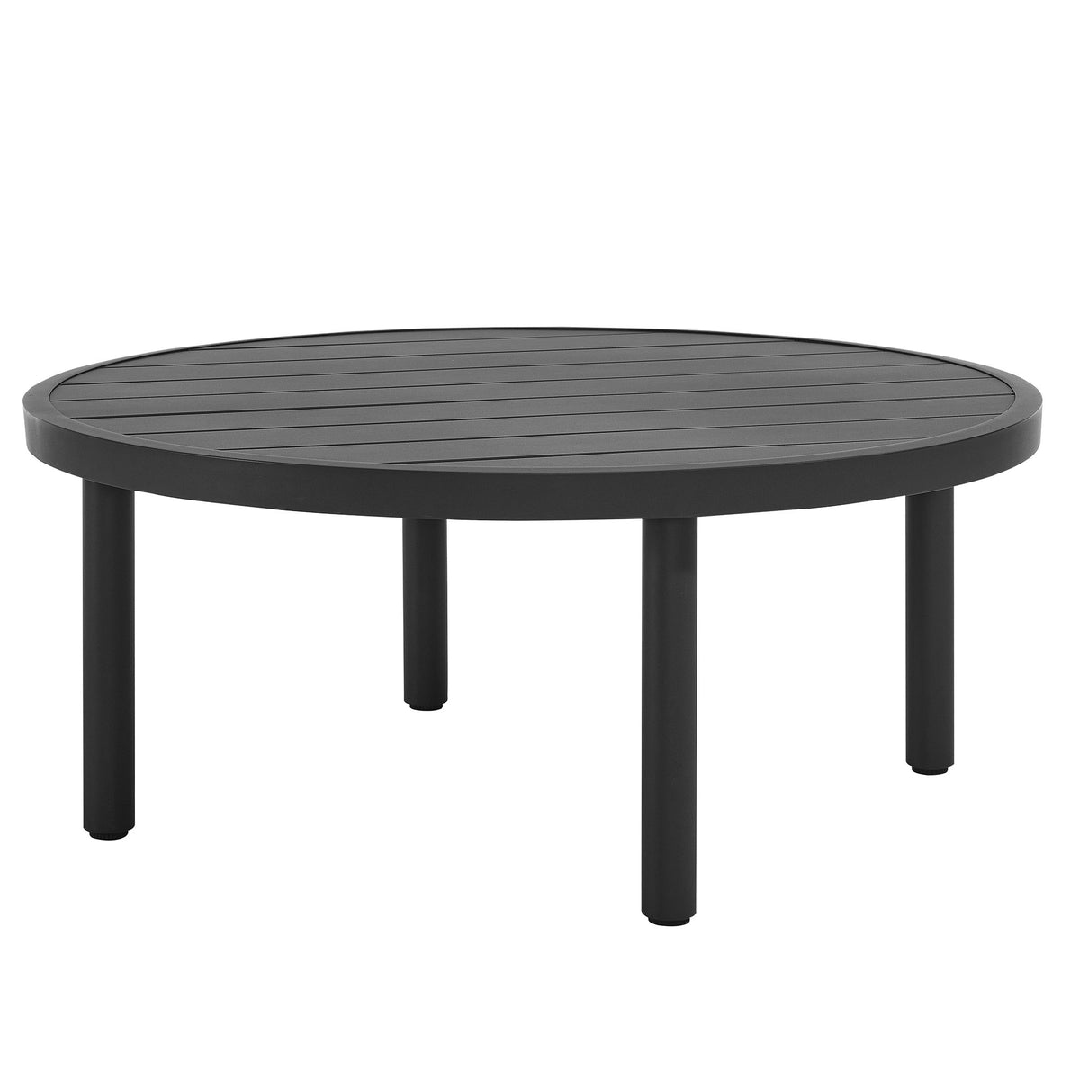 Terrace 4-Piece Outdoor Patio Aluminum Furniture Set - Carbon Graphite