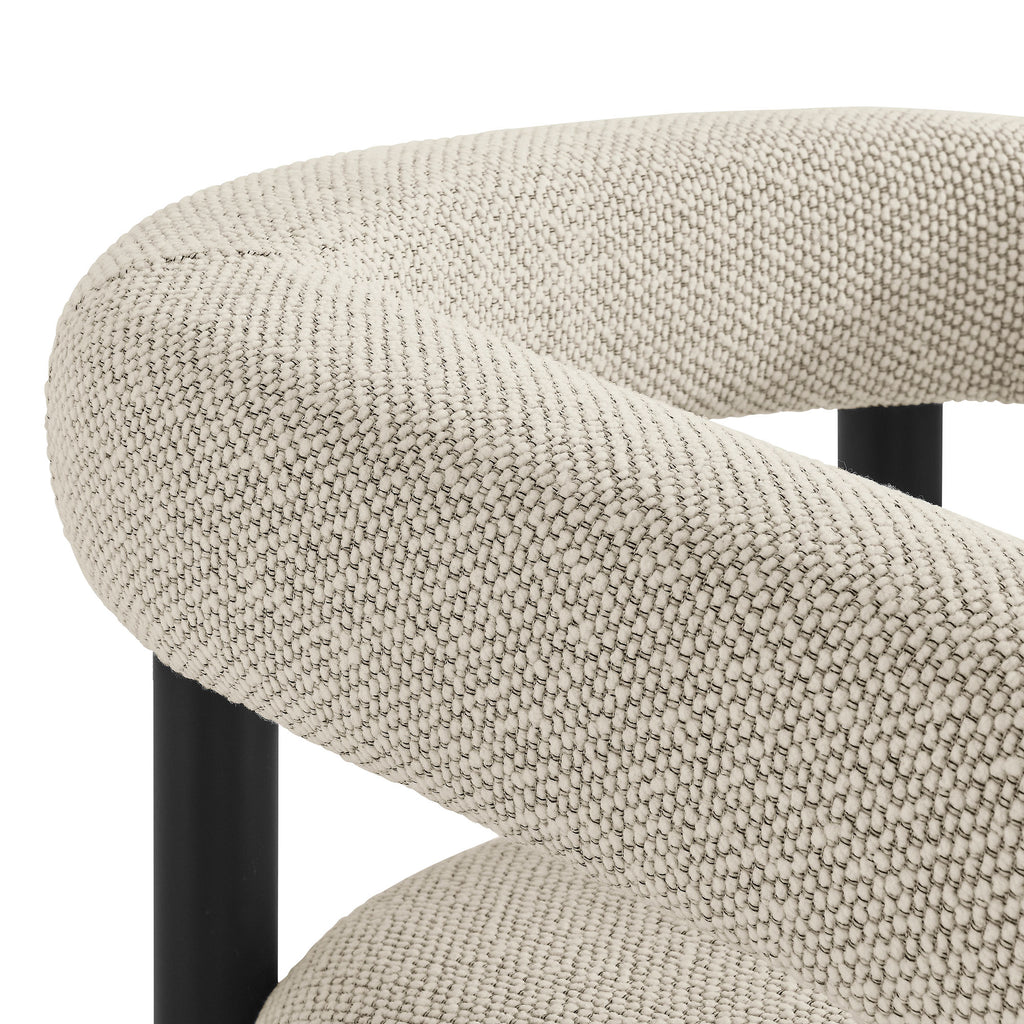 Nautica Outdoor Patio Aluminum Dining Armchairs Set of 2 - Ivory Graphite