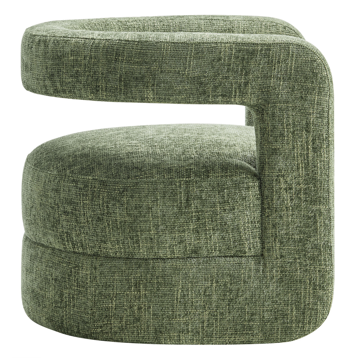 Jaylin Upholstered Chenille Accent Chair - Basil