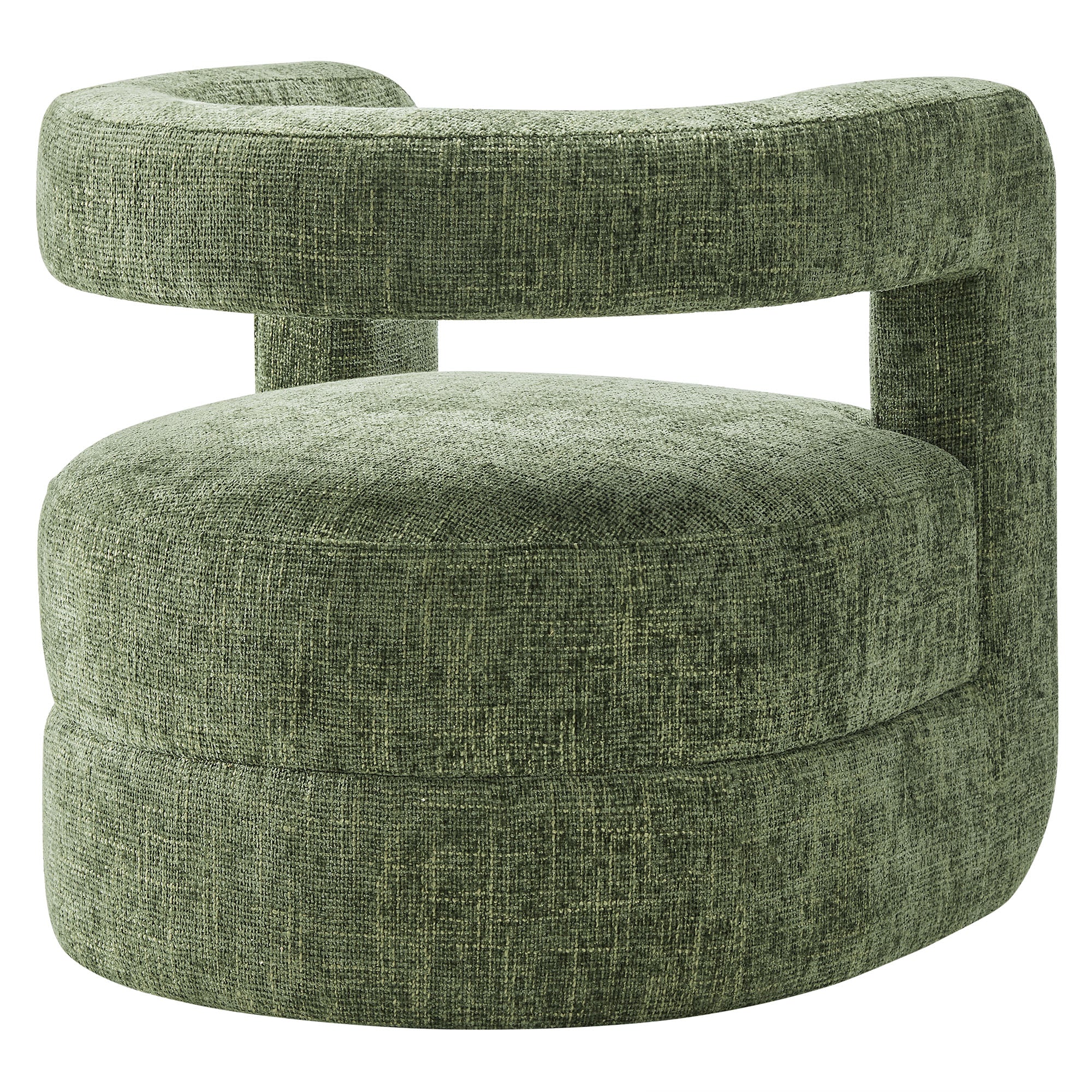 Jaylin Upholstered Chenille Accent Chair - Basil