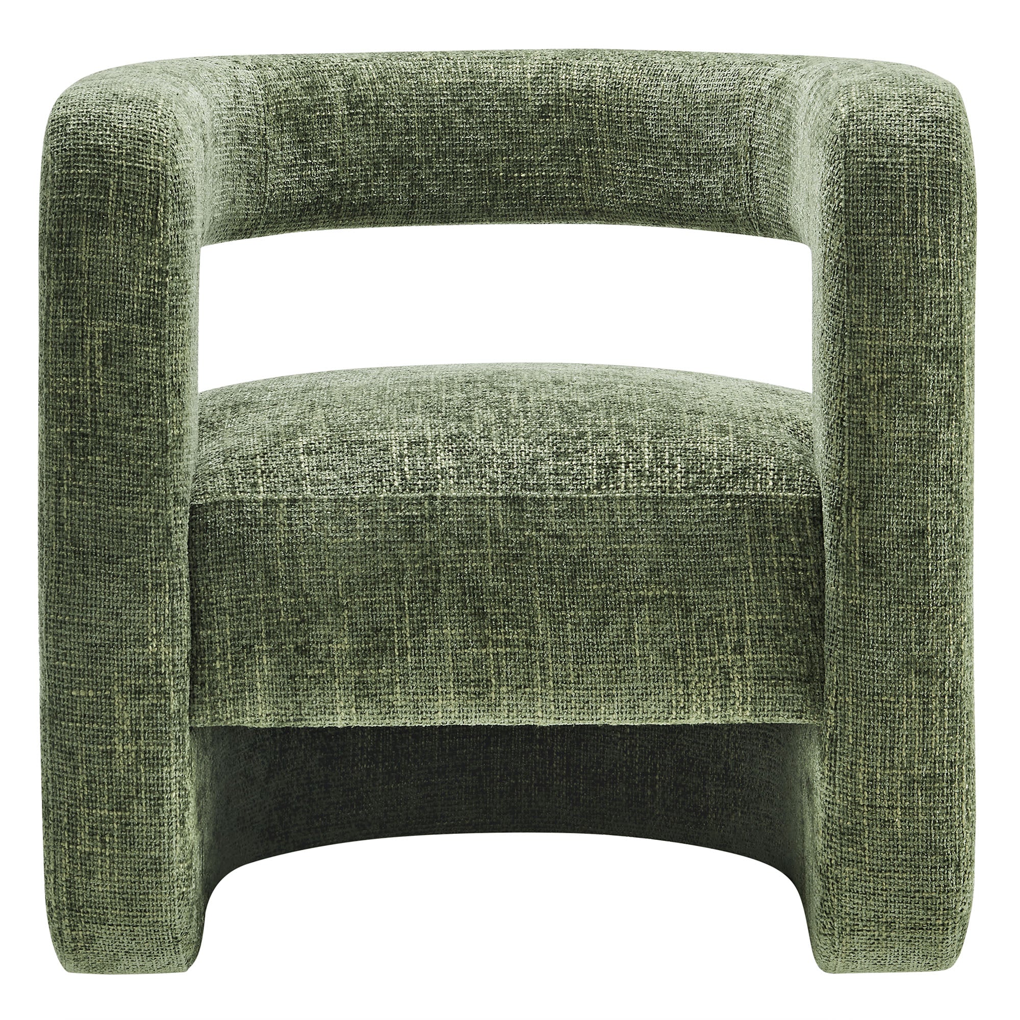 Jaylin Upholstered Chenille Accent Chair - Basil