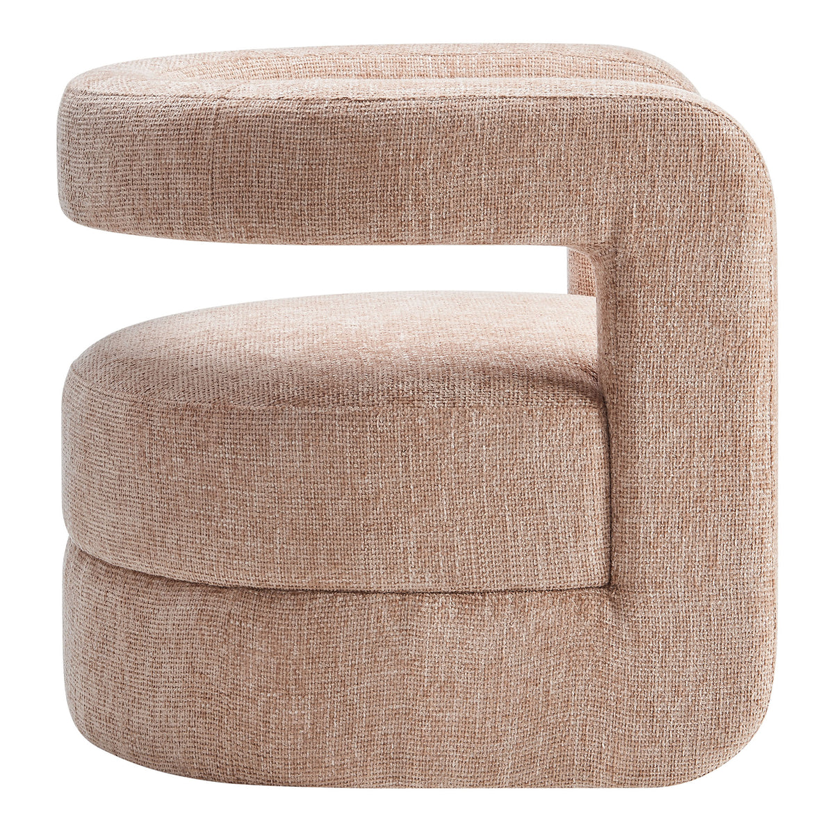 Jaylin Upholstered Chenille Accent Chair - Blush