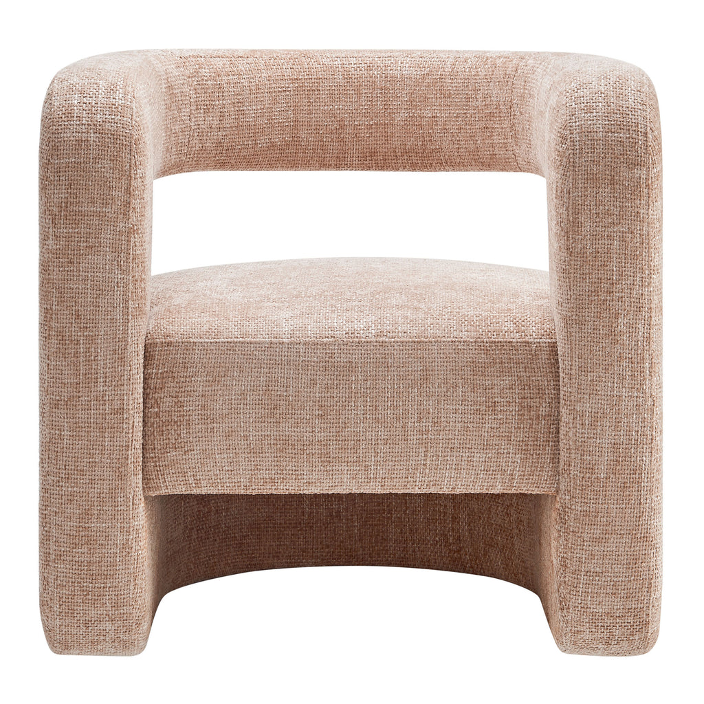 Jaylin Upholstered Chenille Accent Chair - Blush