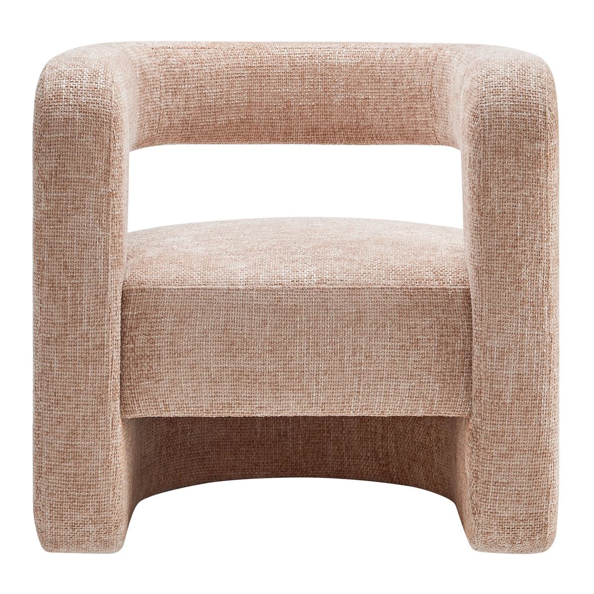 Jaylin Upholstered Chenille Accent Chair - Blush