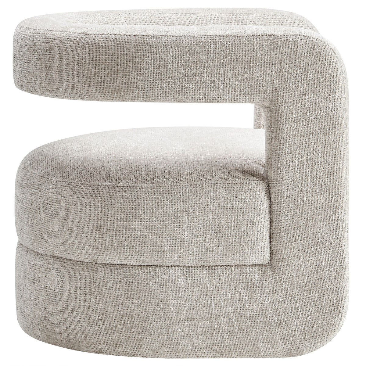 Jaylin Upholstered Chenille Accent Chair - Dove Gray