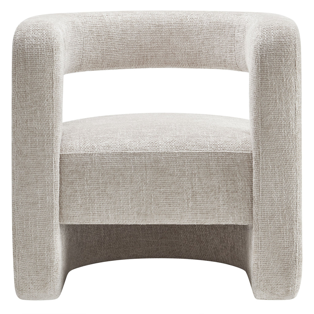 Jaylin Upholstered Chenille Accent Chair - Dove Gray