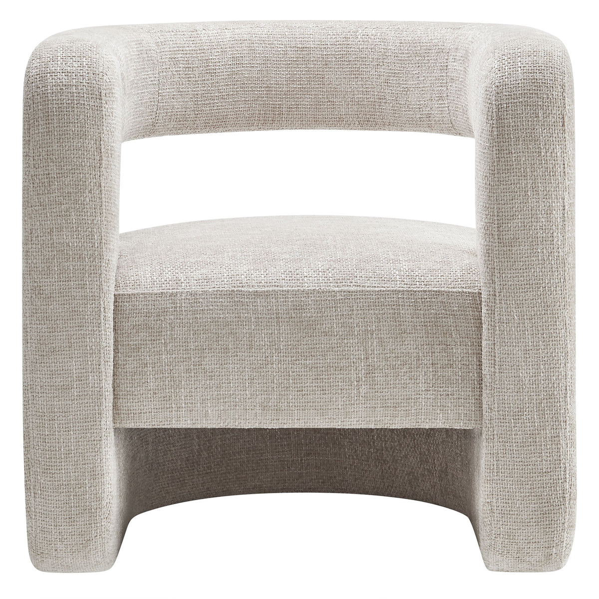 Jaylin Upholstered Chenille Accent Chair - Dove Gray
