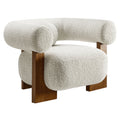 Jace Boucle Accent Chair - Pearl