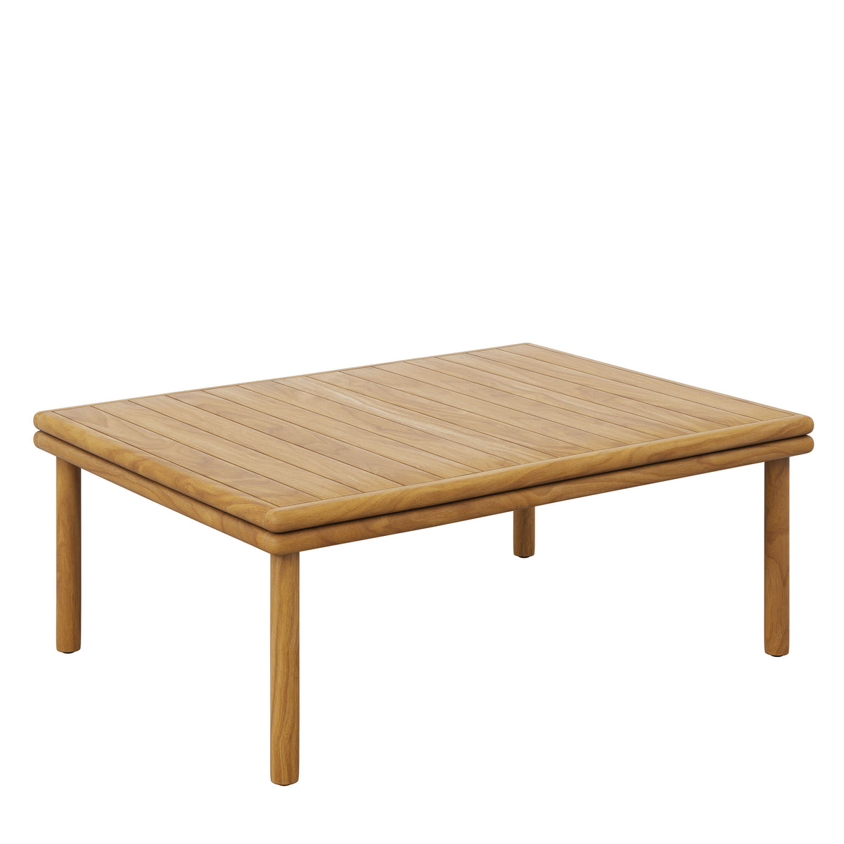Wren Outdoor Patio Teak Wood Coffee Table - Natural
