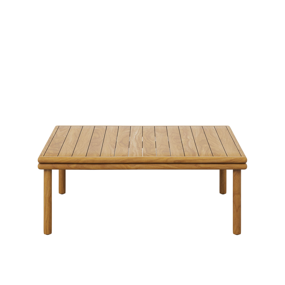 Wren Outdoor Patio Teak Wood Coffee Table - Natural