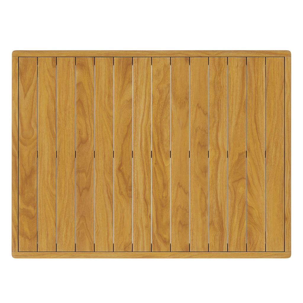 Wren Outdoor Patio Teak Wood Coffee Table - Natural