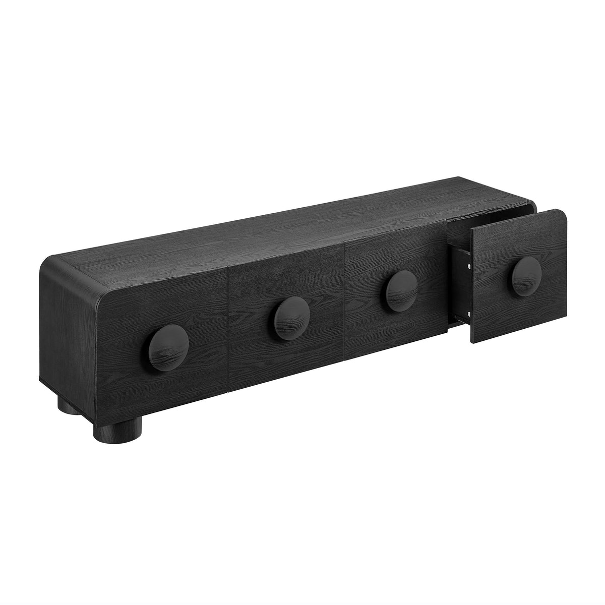 Sonnet 69" Low Profile TV Stand - Black