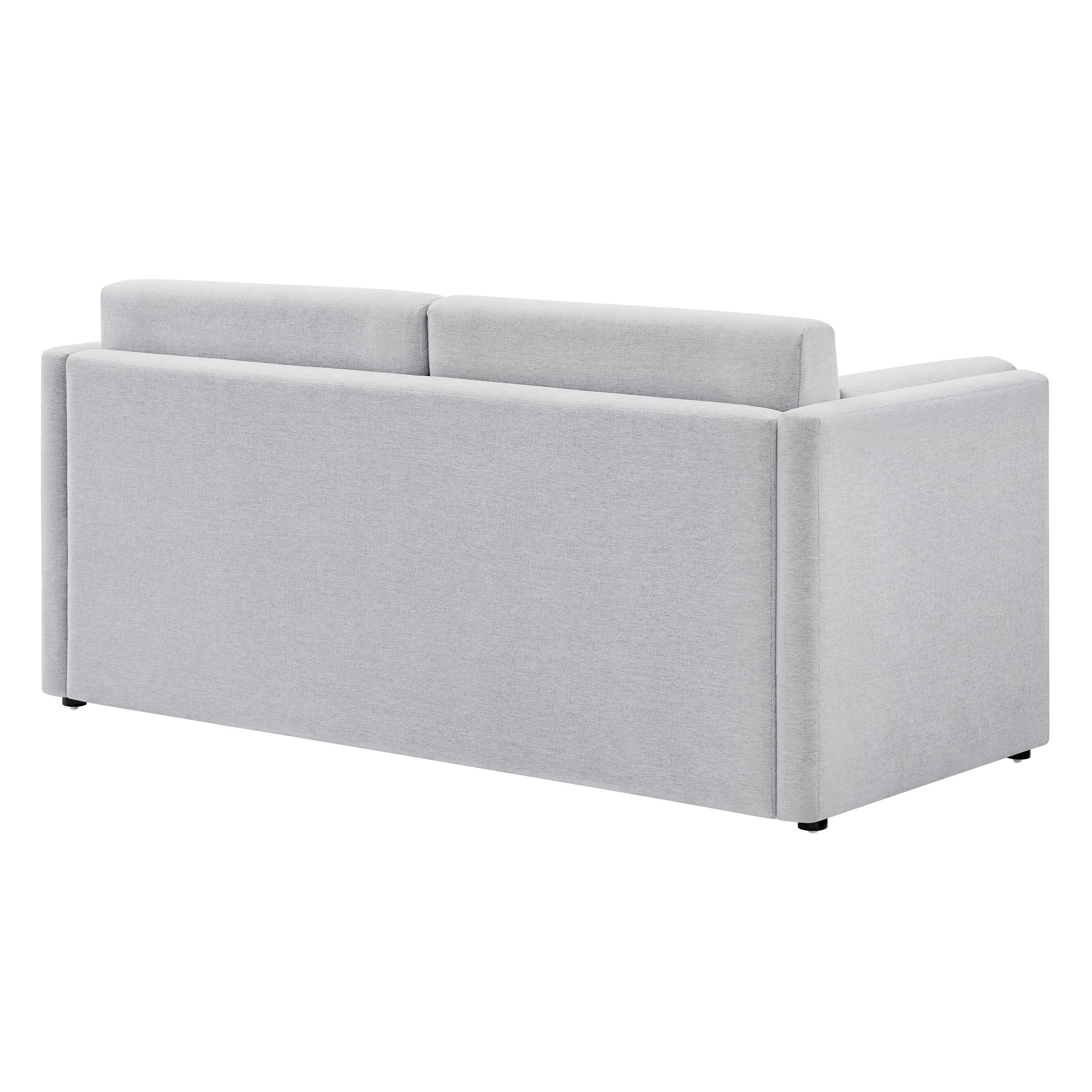 Linden Upholstered Heathered Chenille Sofa - Newsprint