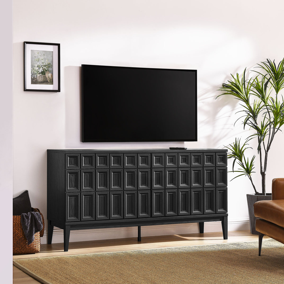 Samos 62" Sideboard - Black