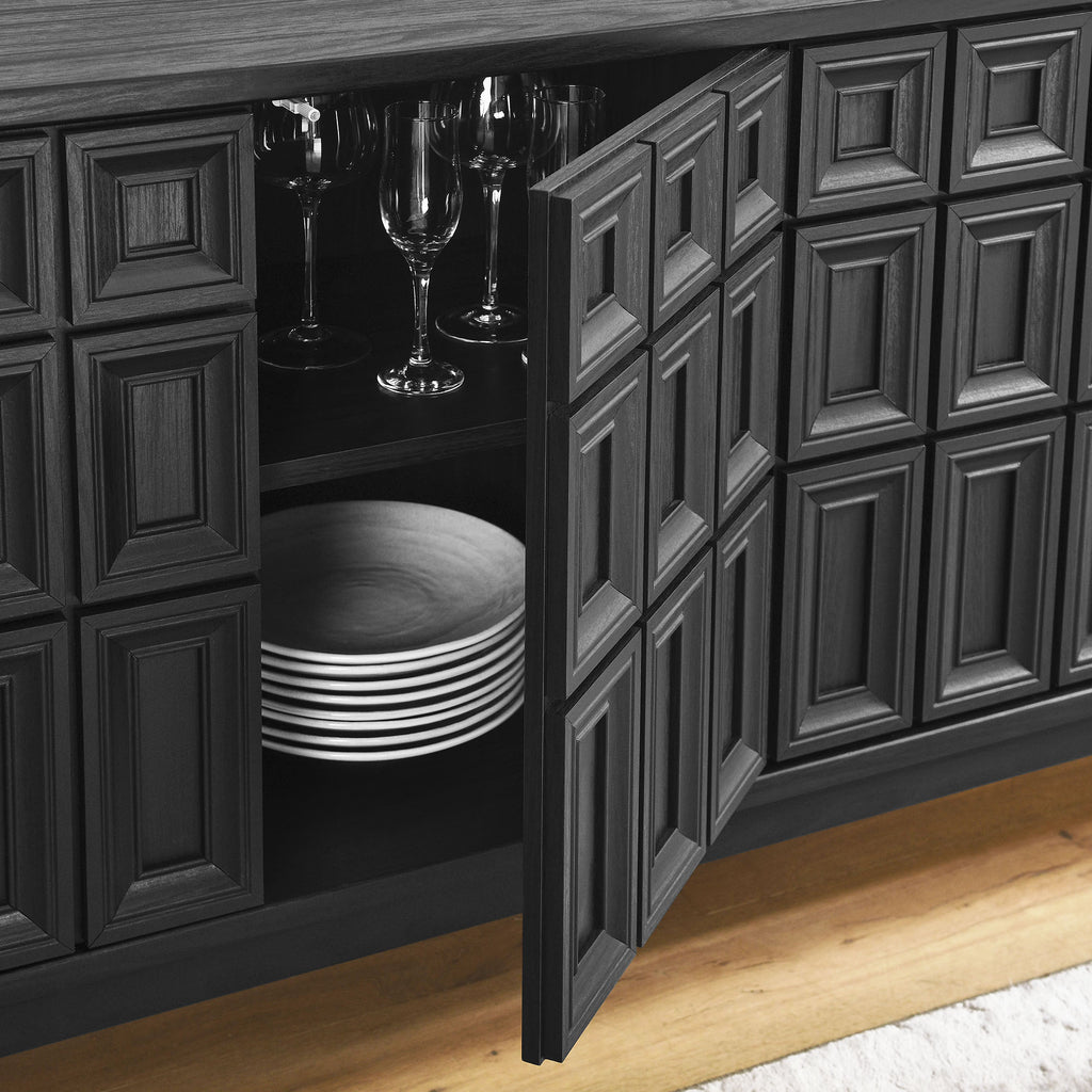 Samos 62" Sideboard - Black