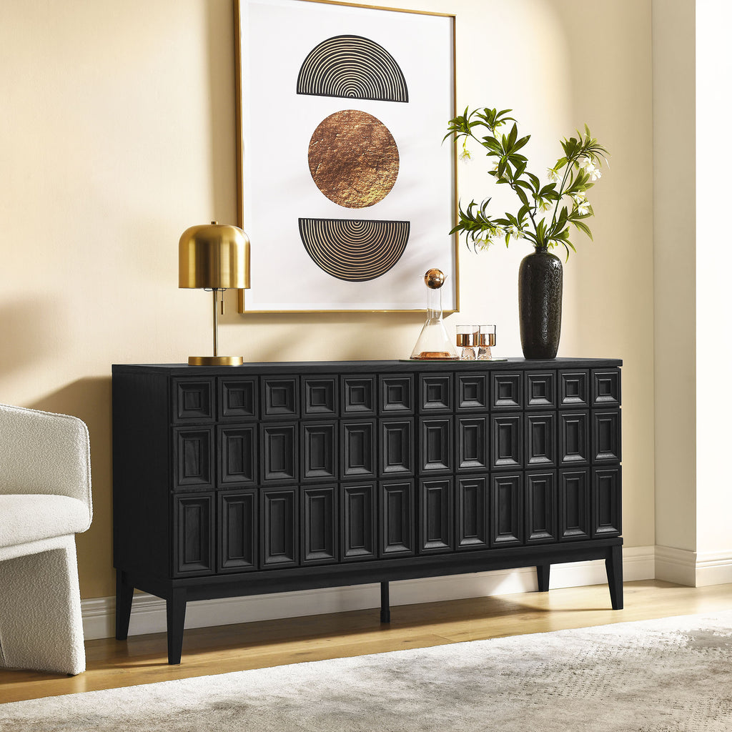 Samos 62" Sideboard - Black