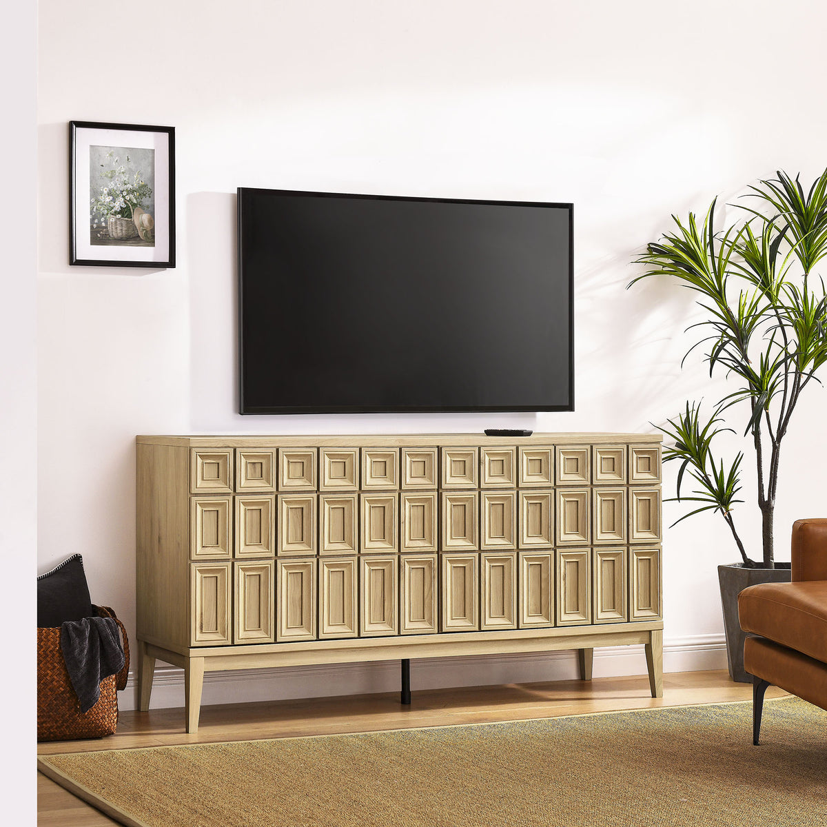 Samos 62" Sideboard - Hickory