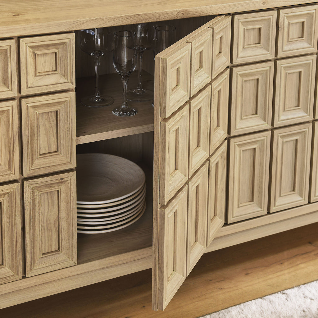 Samos 62" Sideboard - Hickory