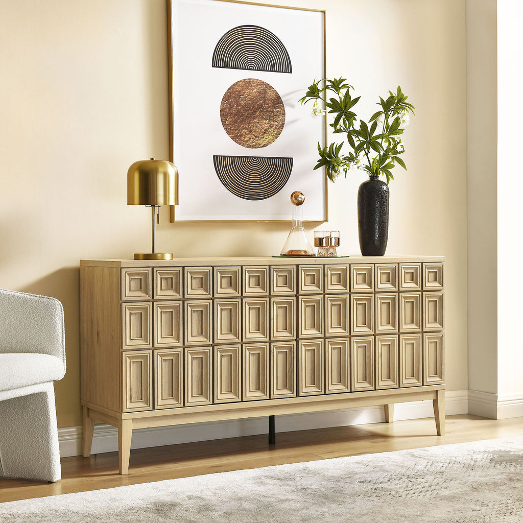 Samos 62" Sideboard - Hickory