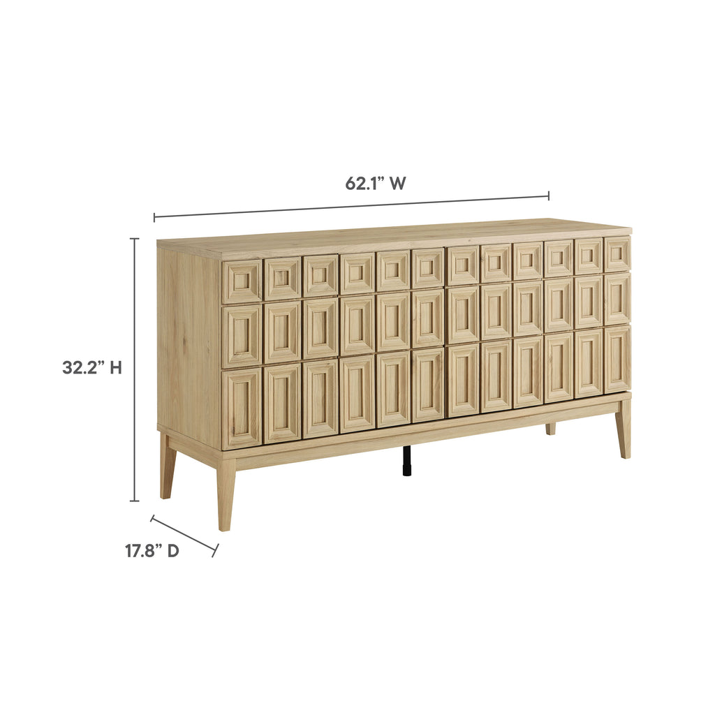 Samos 62" Sideboard - Hickory