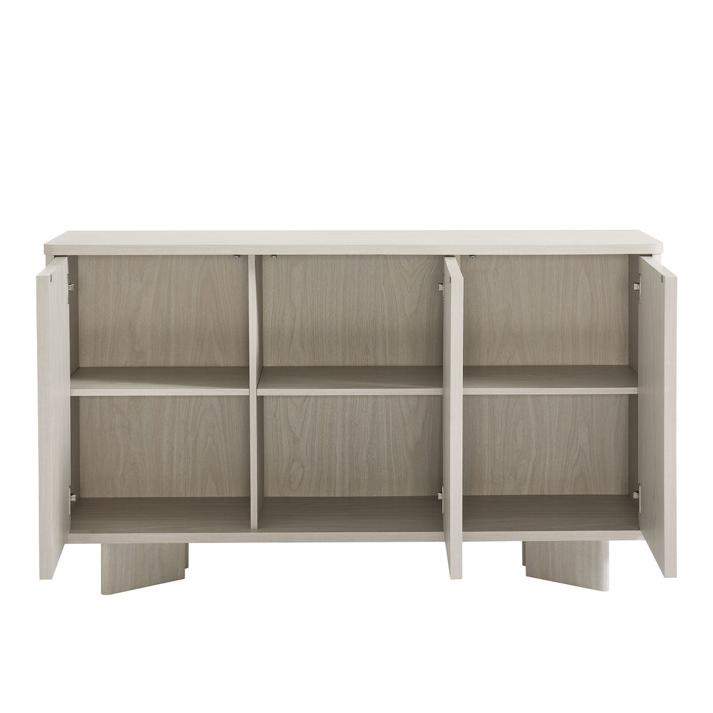 Flux Arched 3-Door Sideboard - White Wash