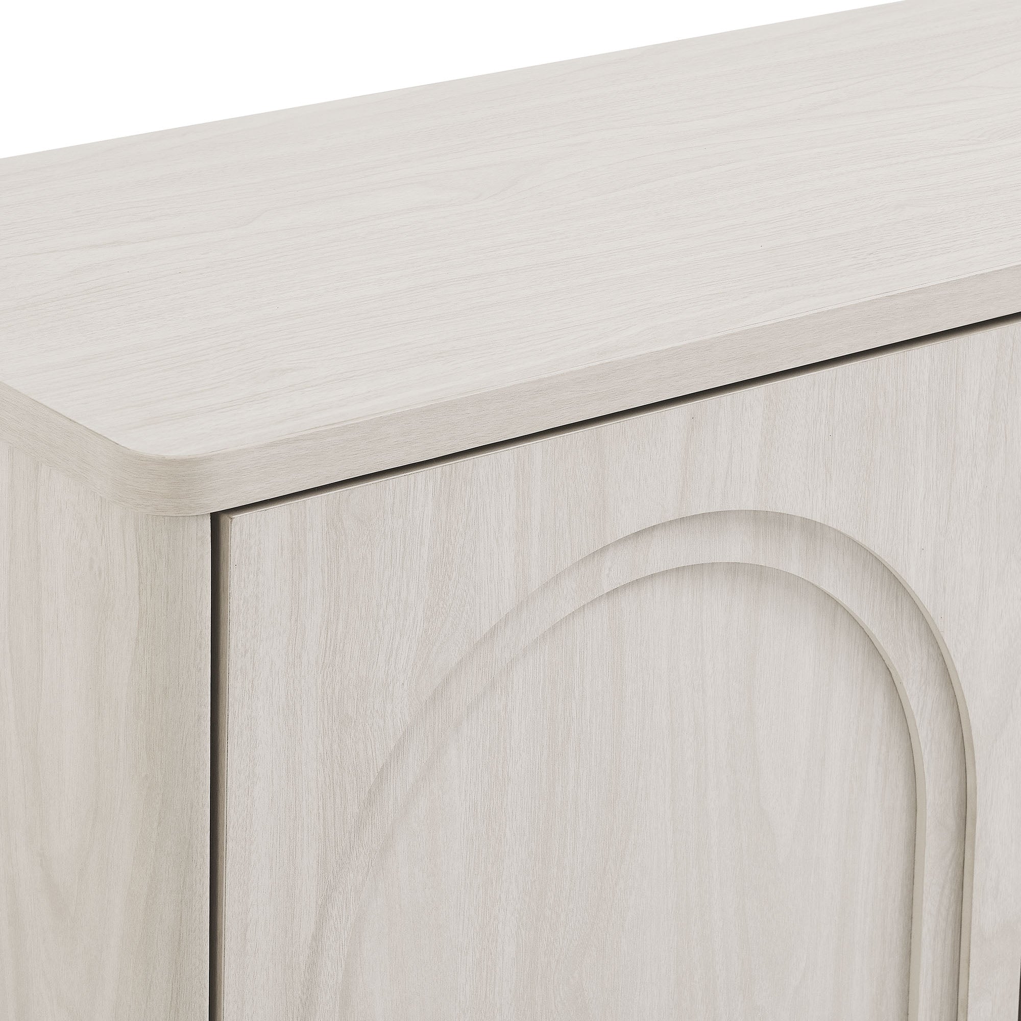 Flux Arched 3-Door Sideboard - White Wash