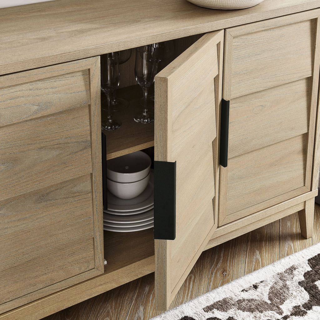 Sinya 4-Door Sideboard - Light Oak