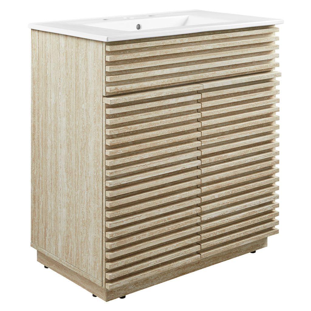 Render 30" Bathroom Vanity With Sink - White