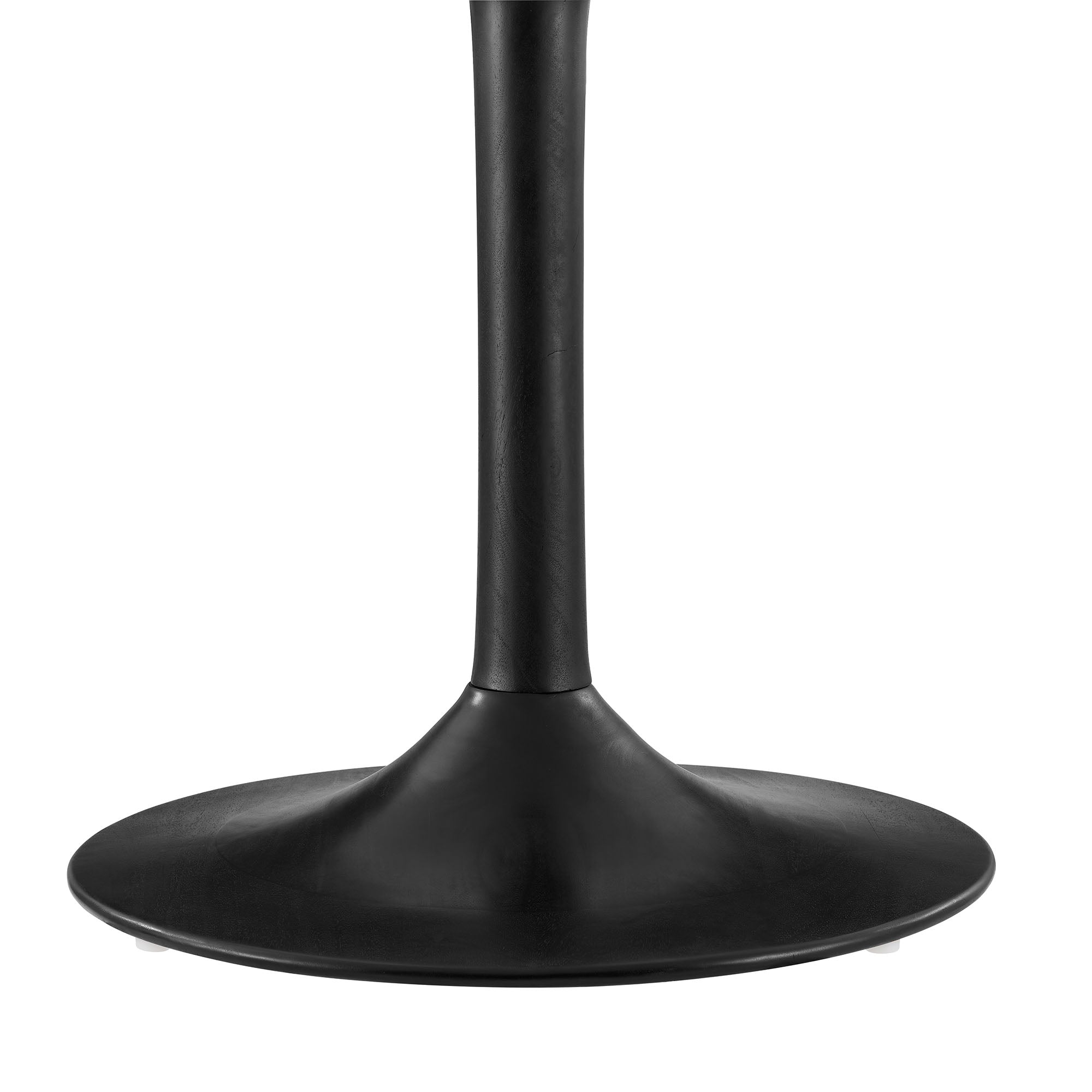 Lippa 48" Round Solid Wood Dining Table - Black