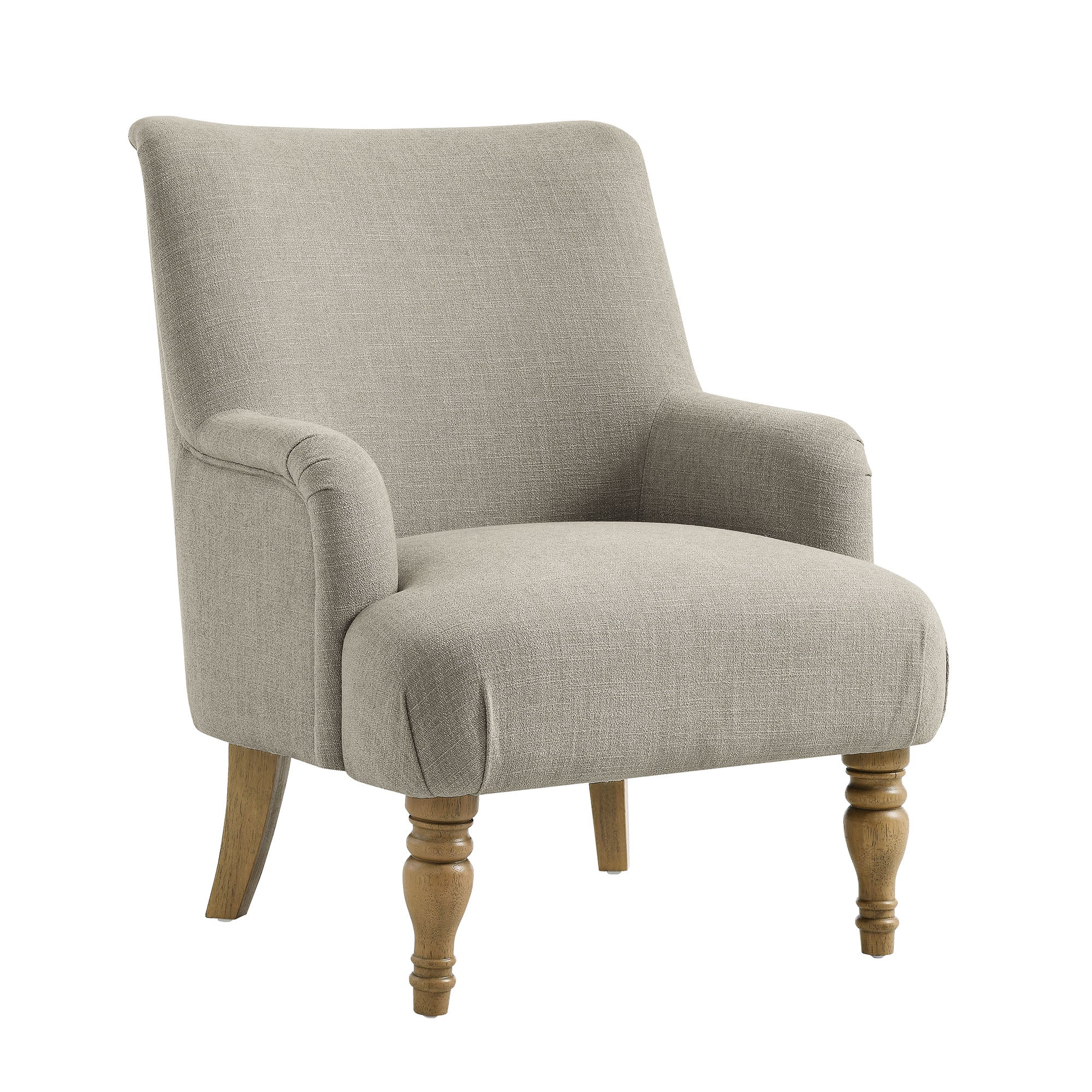 Ellington Fabric Upholstered Accent Armchair - Linen